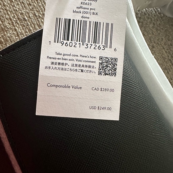 kate spade CROSSBODY small flap dana style in black SAFFIONO. - Picture 8 of 10